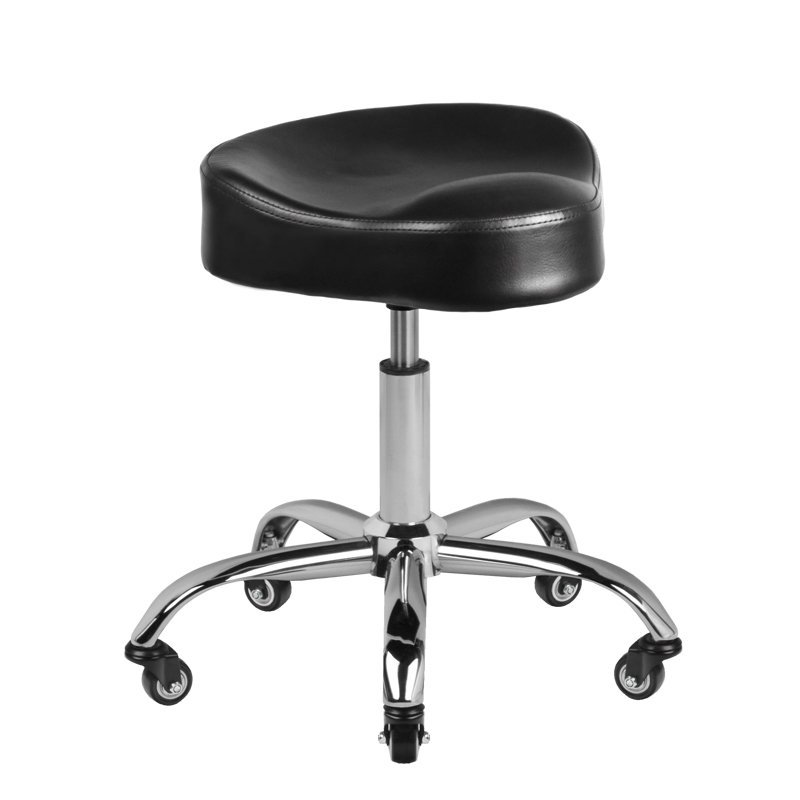 Professionele cosmetische kruk Gabbiano A450 zwart voor een beautysalon, kapsalon en moderne saloninrichting Professionele cosmetische kruk Gabbiano A450 zwart voor een beautysalon, kapsalon en moderne saloninrichting