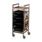 Professionele kappers trolley Gabbiano 8-139 voor salonorganisatie beauty-inrichting en dagelijks salongebruik