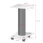 Apparatuurtafel voor salonapparatuur model 003 voor professionele saloninrichting en georganiseerde werkplek Apparatuurtafel voor salonapparatuur model 003 voor professionele saloninrichting en georganiseerde werkplek