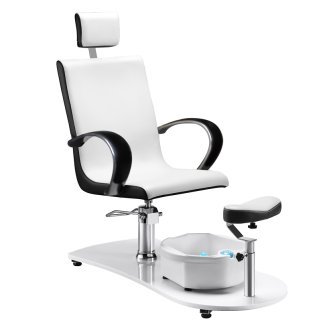 Professionele pedicurestoel met massage model 308 voor beautysalon, pedicurepraktijk en verzorgde saloninrichting