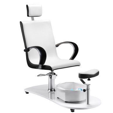 Professionele pedicurestoel met massage model 308 voor beautysalon, pedicurepraktijk en verzorgde saloninrichting