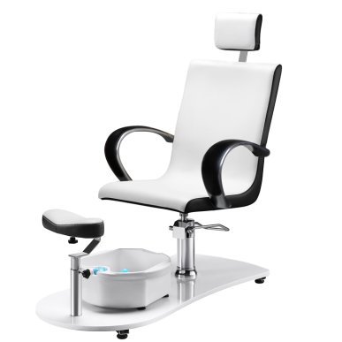Professionele pedicurestoel met massage model 308 voor beautysalon, pedicurepraktijk en verzorgde saloninrichting