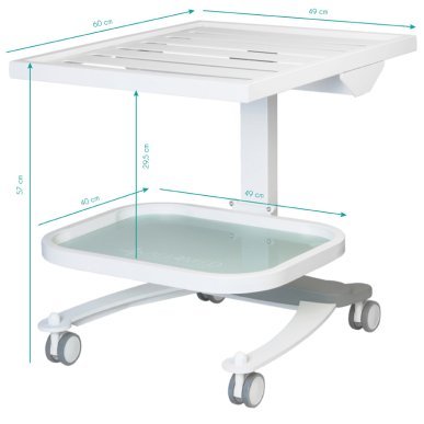 Professionele autoclaaftafel Atlas voor saloninrichting, hygiënisch werken en meer comfort in beautysalon en kapsalon