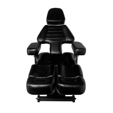 Elektrische tattoo stoel Pro Ink 606 zwart voor professionele tattoo studio's en comfortabele klantpositionering in de studio