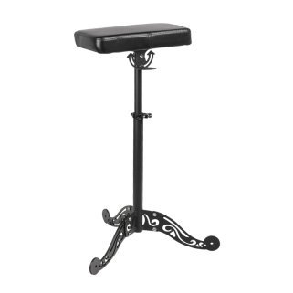 Tattoo-steun Pro Ink 709 zwart voor professionele werkplekorganisatie en comfortabele klantpositionering in de tattoostudio