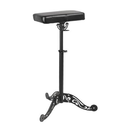 Tattoo-steun Pro Ink 709 zwart voor professionele werkplekorganisatie en comfortabele klantpositionering in de tattoostudio