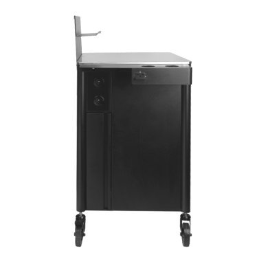 Professionele tattoo-trolley Pro Ink 701 zwart voor georganiseerde werkplekken en comfortabel werken in de tattoostudio