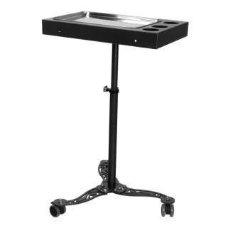 Professionele tattoo trolley Pro Ink 716 zwart voor georganiseerde werkplek en comfortabel werken in de tattoo studio