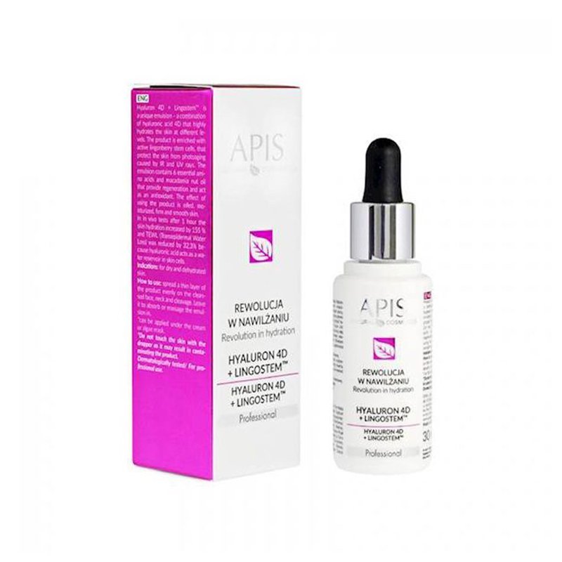 Emulsja nawilżająca do twarzy Hyaluron 4D + LIGOST TM Apis 30 ml