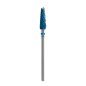 Nagelfrees bit Hard Blue rechte kegel 01 Exo voor gel, acryl en hybride nagelproducten in manicure en pedicure