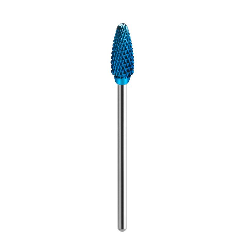 Nagelfreesbit Hard Blue kegel 05 Exo voor gel, acryl en hybride materiaal bij professioneel manicure- en pedicurewerk Nagelfreesbit Hard Blue kegel 05 Exo voor gel, acryl en hybride materiaal bij professioneel manicure- en pedicurewerk