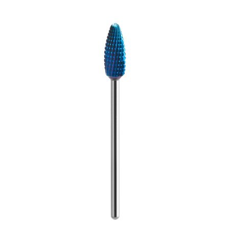 Nagelfreesbit Hard Blue kegel 06 Exo voor gel, acryl en hybride product bij professionele manicure en pedicure