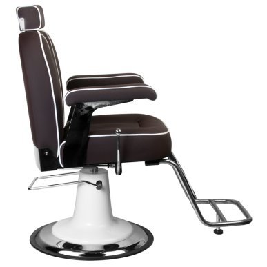 Professionele barberstoel Gabbiano Amadeo bruin voor kapsalon en barbershop met comfort en praktische saloninrichting