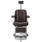 Professionele barberstoel Gabbiano Amadeo bruin voor kapsalon en barbershop met comfort en praktische saloninrichting