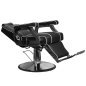 Fauteuil barbier Noir Gabbiano Paulo