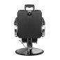 Fauteuil barbier Noir Gabbiano Paulo