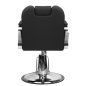 Professionele barberstoel Gabbiano Stern zwart voor kapsalon en barbershop met comfort voor dagelijkse saloninrichting Professionele barberstoel Gabbiano Stern zwart voor kapsalon en barbershop met comfort voor dagelijkse saloninrichting