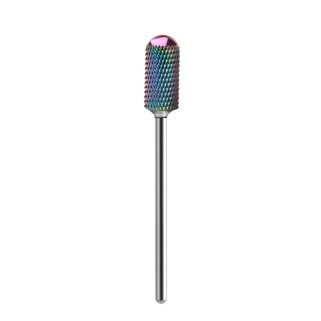 Nagelfreesbit Rainbow afgeronde roller 13 Exo voor gel, acryl en hybride materiaal bij manicure en pedicure in de salon