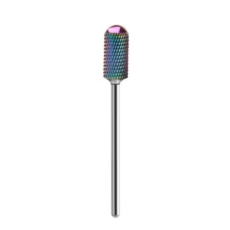 Nagelfreesbit Rainbow afgeronde roller 13 Exo voor gel, acryl en hybride materiaal bij manicure en pedicure in de salon