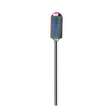 Nagelfreesbit Rainbow afgeronde roller 13 Exo voor gel, acryl en hybride materiaal bij manicure en pedicure in de salon