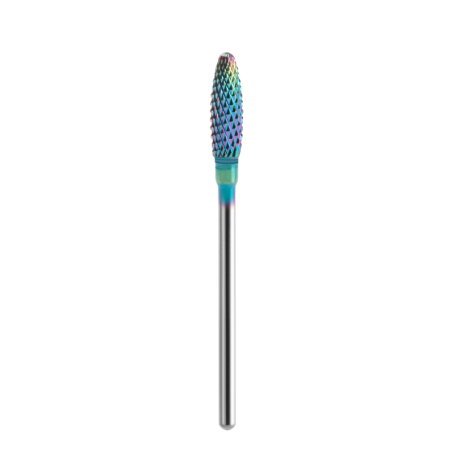 Professioneel nagelfreesbit Rainbow kegel 15 Exo voor manicure en pedicure, gel, acryl en hybride productbewerking