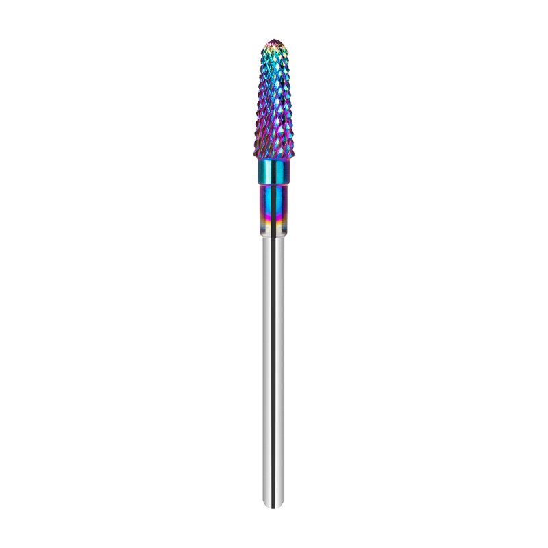 Nagelfreesbit rechte kegel Exo Rainbow voor precieze nagelstyling en professioneel detailwerk bij manicure en pedicure Nagelfreesbit rechte kegel Exo Rainbow voor precieze nagelstyling en professioneel detailwerk bij manicure en pedicure