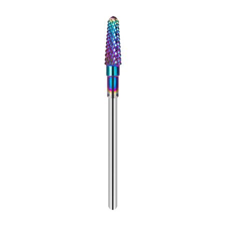 Nagelfreesbit rechte kegel Exo Rainbow voor precieze nagelstyling en professioneel detailwerk bij manicure en pedicure
