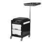 Pedicurekruk 16 PLUS in zwart-wit voor professionele saloninrichting, praktijk en comfortabele pedicurebehandelingen