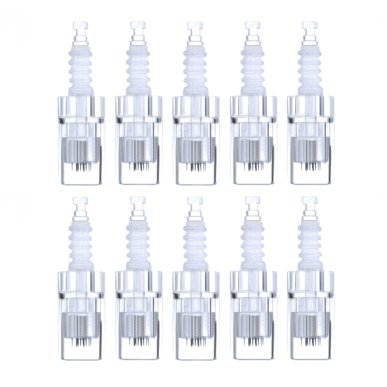 Cartridges voor microneedling pen met 12 naalden, set van 10 stuks voor professionele huidverzorgende behandelingen
