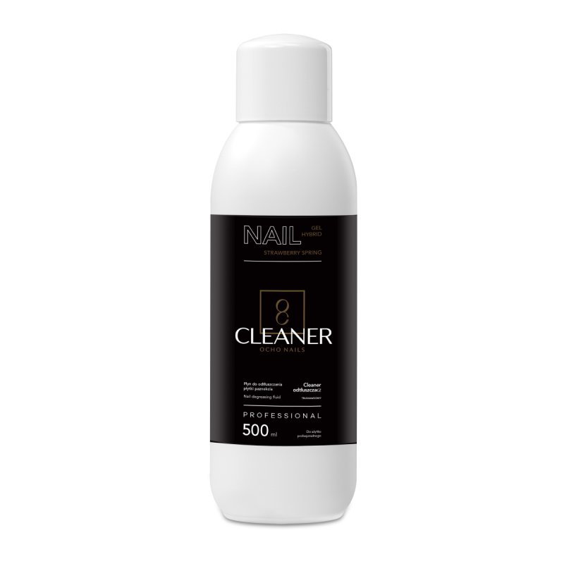 Cleaner do paznokci truskawkowy Ocho Nails 500 ml