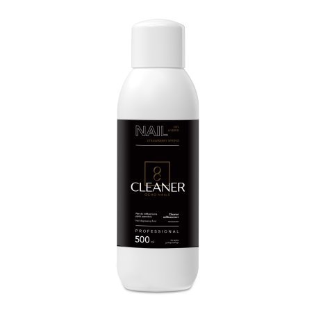 Nagelcleaner aardbei Ocho Nails 500 ml voor professionele verzorging van droge, gedehydrateerde en vochtarme huid
