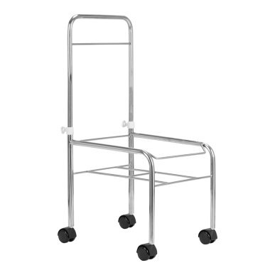 Professionele pedicuretray chroom voor beautysalon, praktijk, kapsalon en studio met overzichtelijke werkplek