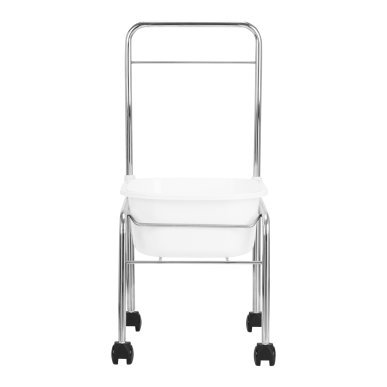 Professionele pedicuretray chroom voor beautysalon, praktijk, kapsalon en studio met overzichtelijke werkplek