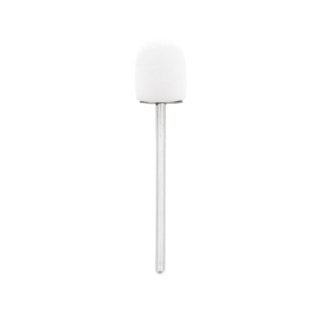 Schuurkapjes Exo wit 10 mm korrel 60, 10 stuks voor professionele manicure en pedicure in de nagelstudio voor dagelijks