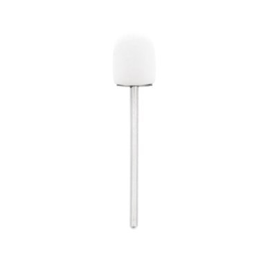 Schuurkapjes Exo wit 10 mm korrel 60, 500 stuks voor professioneel manicure-, pedicure- en nagelstudiogebruik