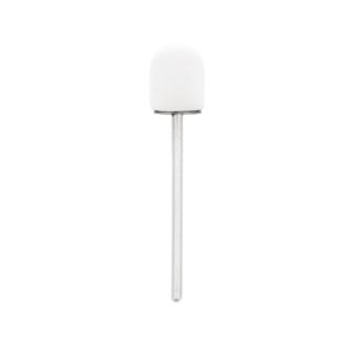 Schuurkapjes Exo wit 10 mm korrel 80, 10 stuks voor professioneel gebruik bij manicure en pedicure in de nagelstudio