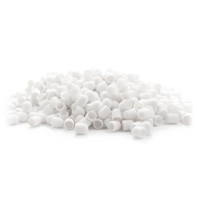Schuurkapjes wit Exo 10 mm korrel 80, 500 stuks voor professioneel manicure- en pedicurewerk in de salon voor nagelstylisten