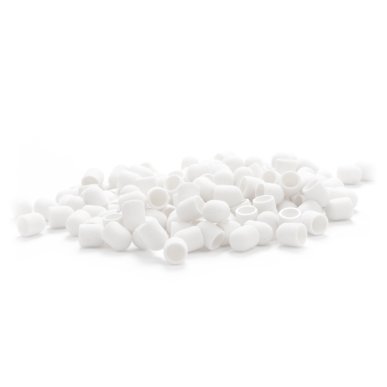 Schuurkapjes Exo wit 10 mm korrel 220, 500 stuks voor professionele manicure, pedicure en dagelijks salonwerk in de nagelstudio