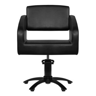 Barberstoel Bergen Gabbiano zwart voor professionele saloninrichting, comfortabel werken en een verzorgde werkplek