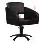 Barberstuhl Bergen schwarz Gabbiano Barberstuhl Bergen schwarz Gabbiano