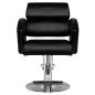 Professionele barberstoel Hair System HS02 zwart voor kapsalon, barbershop en saloninrichting met comfortabel gebruik