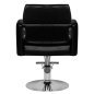 Professionele barberstoel Hair System HS02 zwart voor kapsalon, barbershop en saloninrichting met comfortabel gebruik