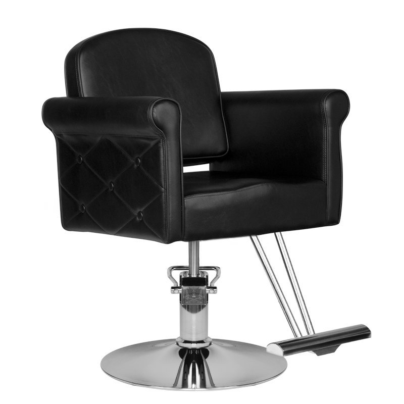 Kappersstoel Hair System HS69 zwart voor professionele kapsalon- en saloninrichting met comfortabel gebruik in de salon Kappersstoel Hair System HS69 zwart voor professionele kapsalon- en saloninrichting met comfortabel gebruik in de salon