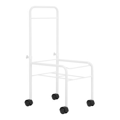 Witte pedicuretray voor beautysalon, praktijk en studio voor een professionele, overzichtelijke werkplek voor efficiënt