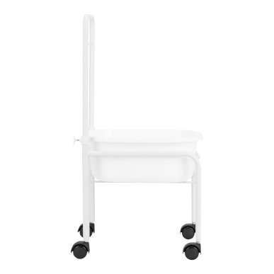Witte pedicuretray voor beautysalon, praktijk en studio voor een professionele, overzichtelijke werkplek voor efficiënt