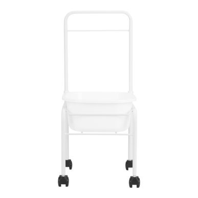 Witte pedicuretray voor beautysalon, praktijk en studio voor een professionele, overzichtelijke werkplek voor efficiënt
