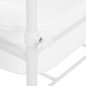Witte pedicuretray voor beautysalon, praktijk en studio voor een professionele, overzichtelijke werkplek voor efficiënt