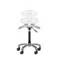 Roll speed am-880 cosmetic stool white
