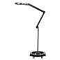 LED loeplamp met statief Elegante 6025 zwart, 60 SMD-leds, 5D vergroting en 6 W voor nauwkeurige salonverlichting