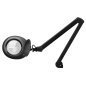LED loeplamp met statief Elegante 6025 zwart, 60 SMD-leds, 5D vergroting en 6 W voor nauwkeurige salonverlichting